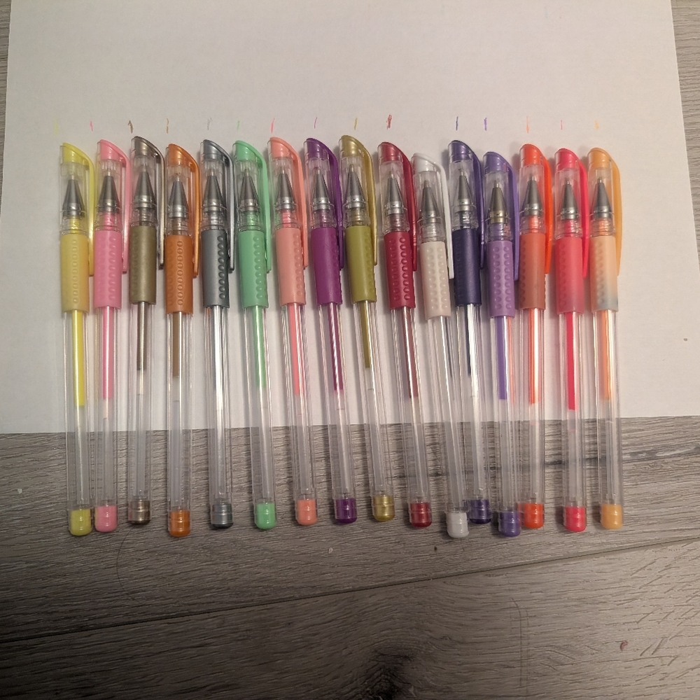 Tanmit Gel Pens (Set Of 16)